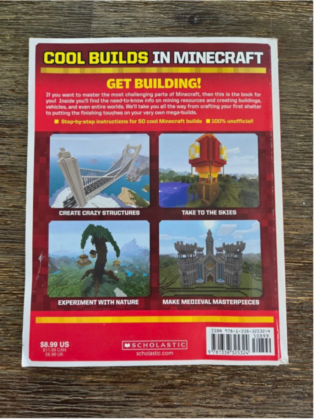 Cool Builds in Minecraft – 50 Cool Projects Anyone Can Build – GamesMaster Book